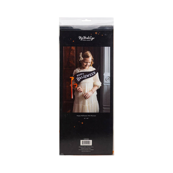 VHP1215 - Happy Halloween Felt Pennant - Lulu Bella Boutique