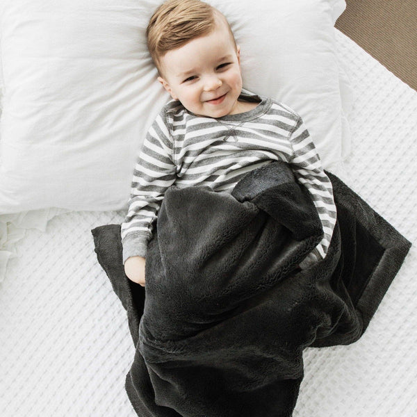 LUSH RECEIVING BLANKETS: Chambray