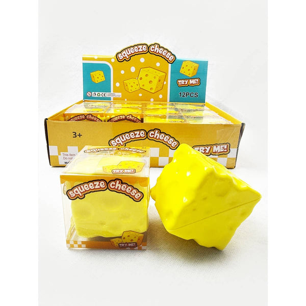 Viral Slow Rising Cheese Squishy Toy: YELLOW
