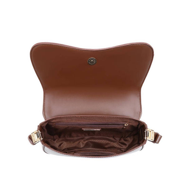 Max Shoulder Bag: Chocolate - Lulu Bella Boutique