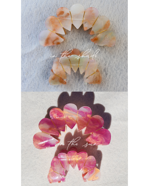 COLOR CHANGING CLAWS: COTTON CANDY FUNKY / LARGE - Lulu Bella Boutique