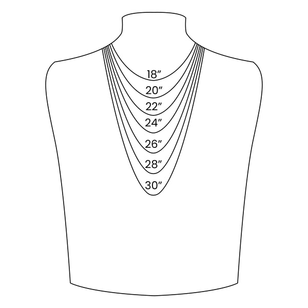 18k Gold Turquoise Rhinestone Tennis Chain Necklace: 16"+2" / 3mm - Lulu Bella Boutique