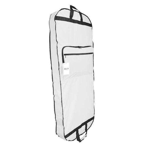 DALIX 60" Professional Garment Bag Cover for Suits Dresses: White - Lulu Bella Boutique