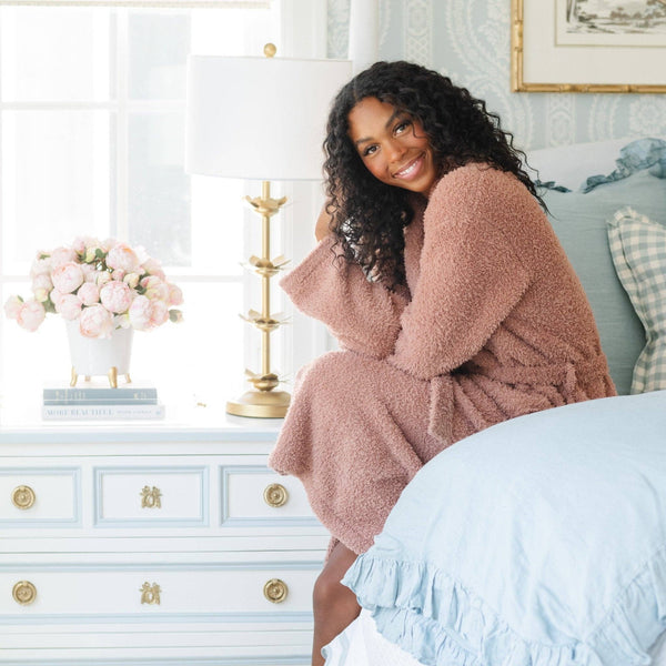 COZY BAMBONI® ROBES: Gray / Large/XL - Lulu Bella Boutique