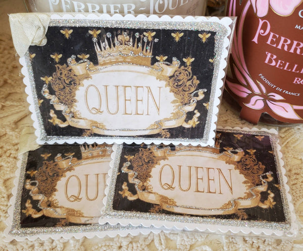 Gift Tag Queen n Crown - Lulu Bella Boutique