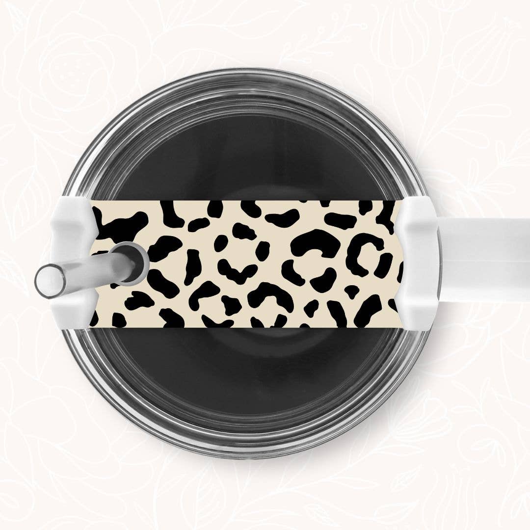 Tumbler Topper | Leopard Print 20/30 oz