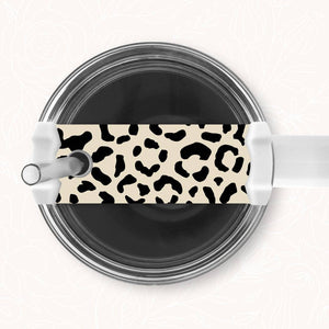 Tumbler Topper | Leopard Print 40 oz - Lulu Bella Boutique