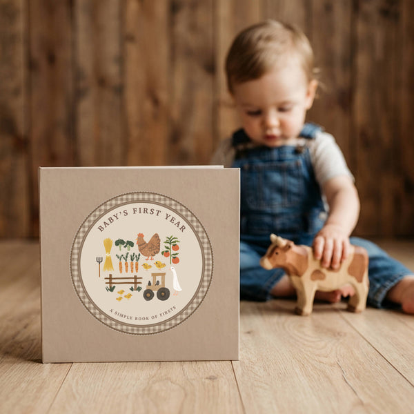 Little Farmer Baby Memory Book - Lulu Bella Boutique