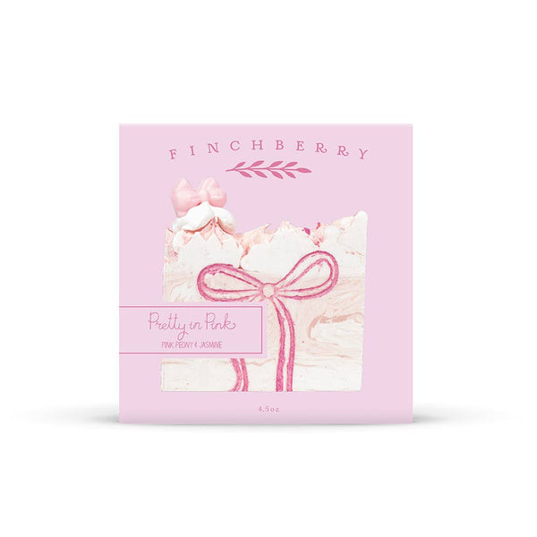 Pretty in Pink Vegan Boxed Soap with Pink Coquette Bow