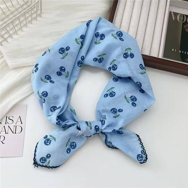 Chic Versatile Vintage Printed Square Scarf - Lulu Bella Boutique