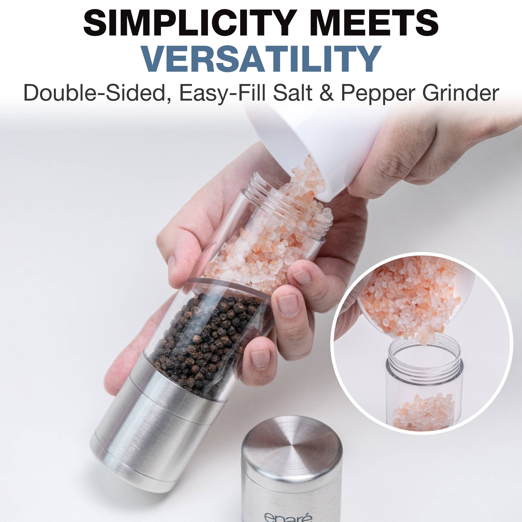 Eparé Dual Salt & Pepper Grinder - Thumbnail 5