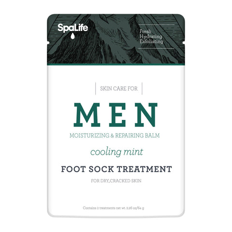 Men's Cooling Mint Moisturizing Foot Sock Treatment - Lulu Bella Boutique