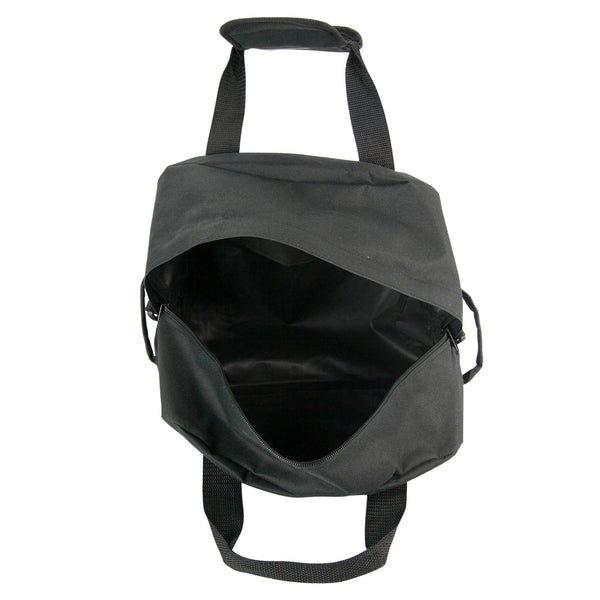 DALIX 14" Small Duffle Bag Two Toned Gym Travel Bag: Red - Lulu Bella Boutique