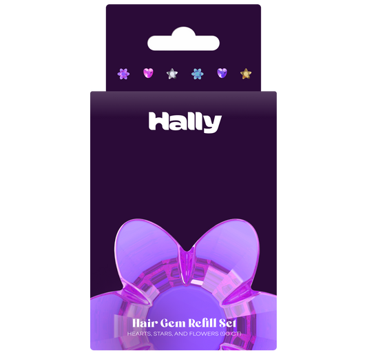 Hally Gem Pen Hearts, Stars & Flowers Refill (90 Count) - Lulu Bella Boutique