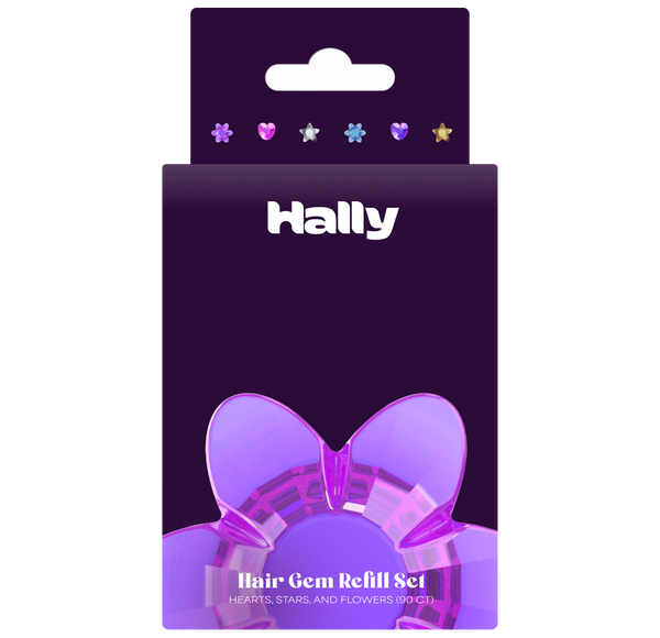 Hally Gem Pen Hearts, Stars & Flowers Refill (90 Count) - Lulu Bella Boutique