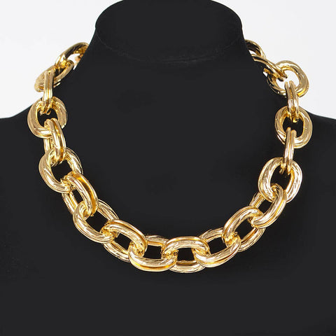 Oversized Chain Necklace: GD