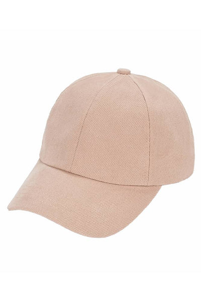 C.C Brushed Twill Baseball Cap: Gray