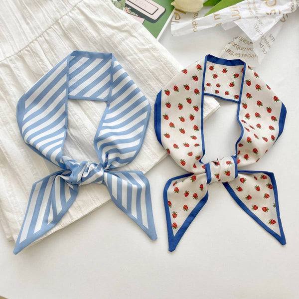 FRESH STRIPED LONG TIED SCARF_CWASC0705: TYPE4 / (OS) 5 - Lulu Bella Boutique