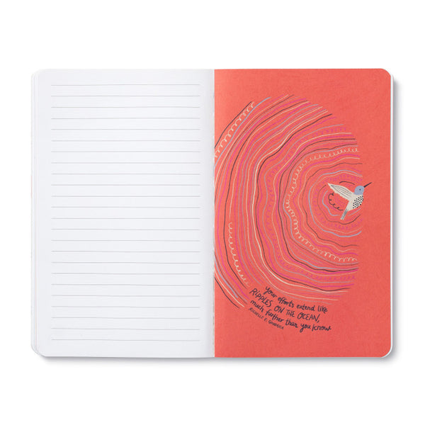 “We can begin by doing small things…” —Grace Lee Boggs Softcover Journal - Lulu Bella Boutique