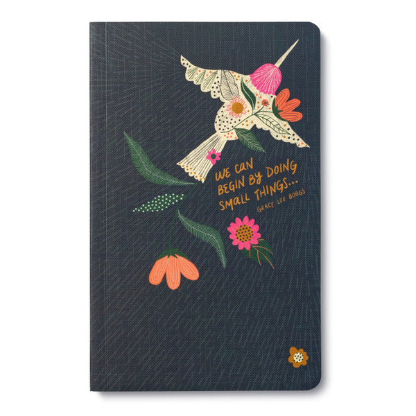 “We can begin by doing small things…” —Grace Lee Boggs Softcover Journal - Lulu Bella Boutique