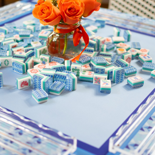 MAHJONG MAT  |  Prism  |  33" x 33": Prism Pink