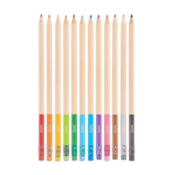 Un-Mistake-Ables!: Erasable Colored Pencils (Set of 12) - Lulu Bella Boutique