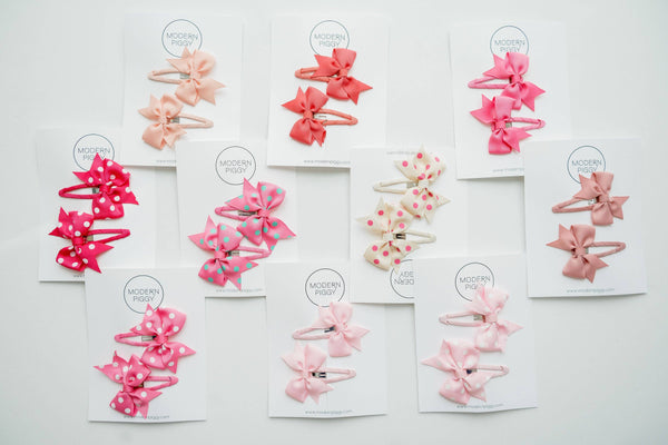 Berry Pink | Snap Clip Set - Lulu Bella Boutique