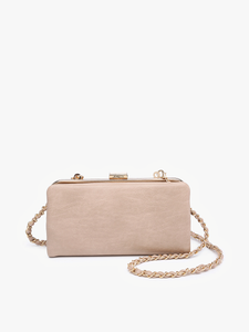 WL2339 Sue Wallet Pouch Crossbody: Beige