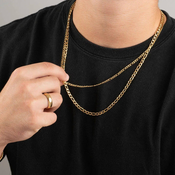 14K Gold Filled Plus™ Figaro Chain Necklace: 18” / 3mm