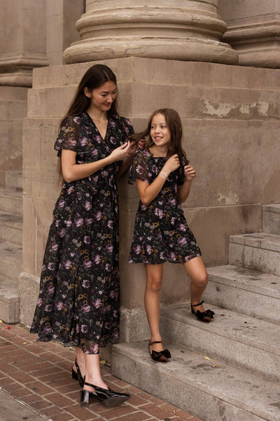 Teen Blakely Dress in Belladonna Bloom