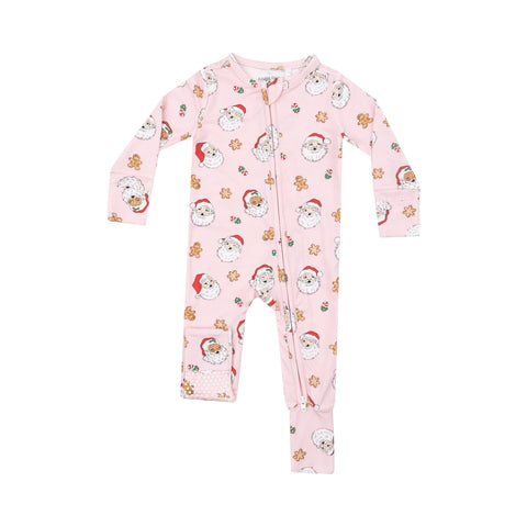 Sugar Plum Fairy Christmas Cookie - 2 Way Zipper Romper - Lulu Bella Boutique