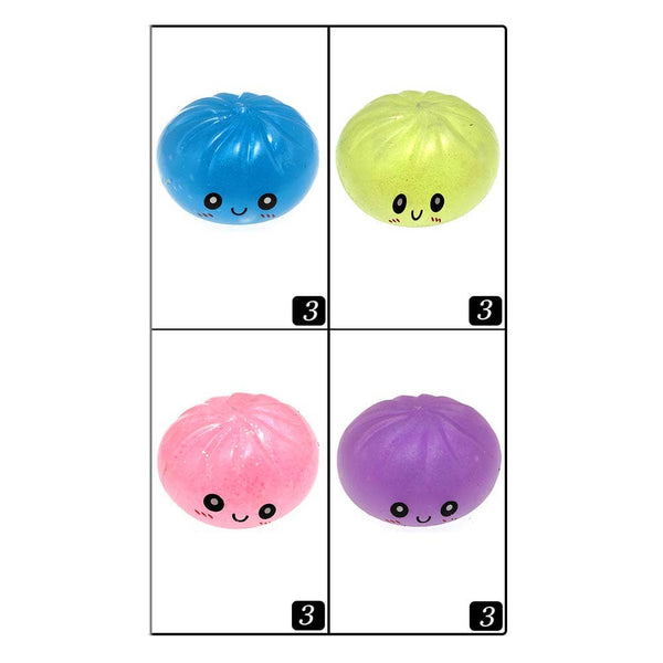 Steamed Bao Bun Dumpling Squeeze Squishy Stress Relief Toy