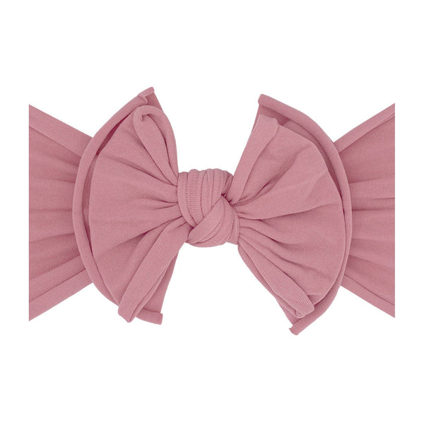 Baby Bling® FAB-BOW-LOUS® soft nylon bow headband: Pink - Lulu Bella Boutique