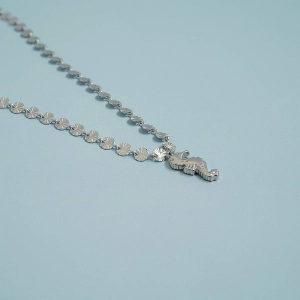 18K Gold PVD Stainless Steel Sunburst Chain Necklace: Gold / 16+2" - Lulu Bella Boutique