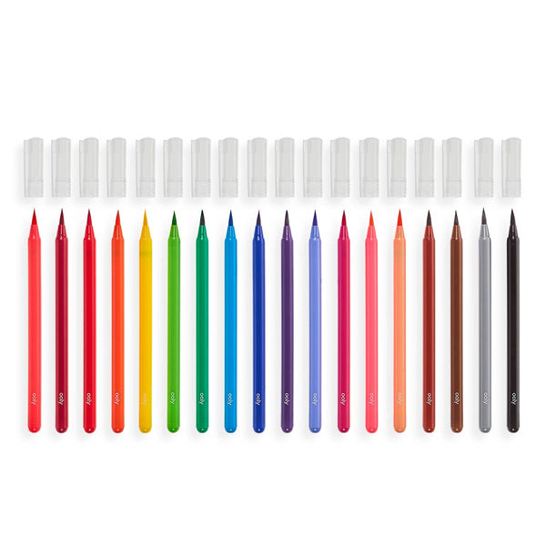 Chroma Blends: Watercolor Brush Markers (Set of 18) - Lulu Bella Boutique