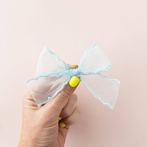 Splash | Ribbon Bow: Alligator Clip