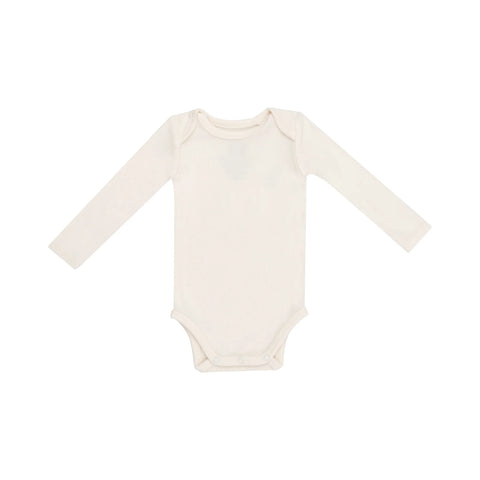 Solid Ribbed Bodysuit in Sugar Swizzle