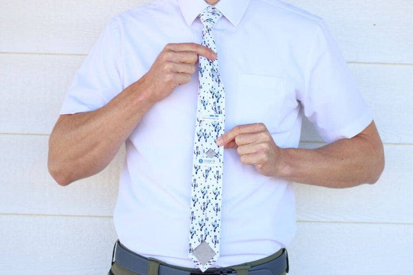 Sonoran - Southwest Cactus Tie: 3.25" Standard Tie - Lulu Bella Boutique