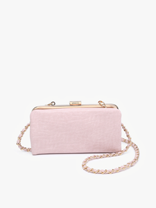 WL2339 Sue Wallet Pouch Crossbody: Cool Pink