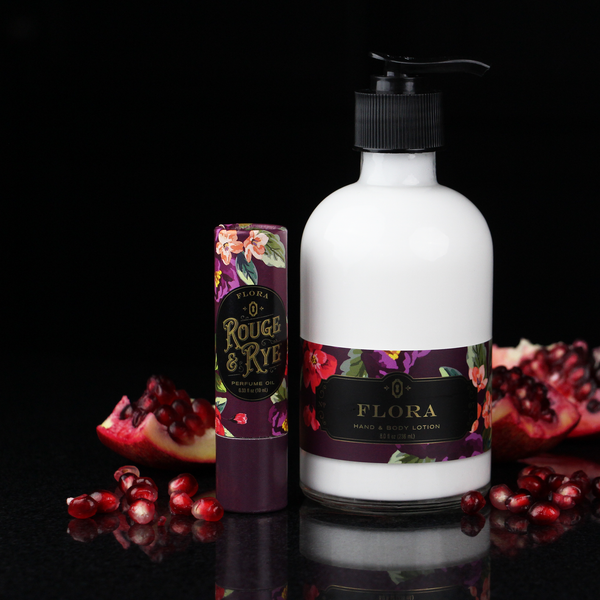 Flora Lotion • Pomegranate, Bergamot and Black Tea - Lulu Bella Boutique