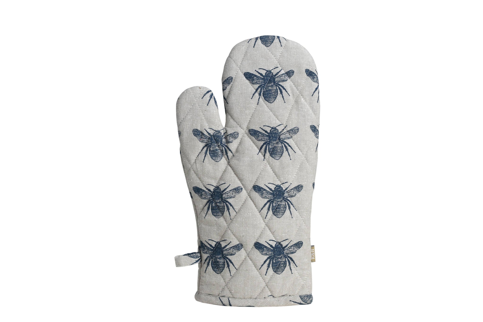 Prussian Blue Honey Bee Oven Glove