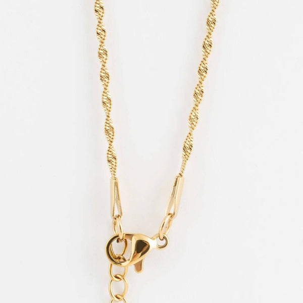 14K Gold Filled Plus™ Singapore Chain Necklace: Gold / 16"+2"
