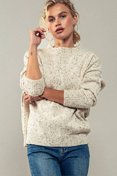 Sustainable Speckle Knit Sweater