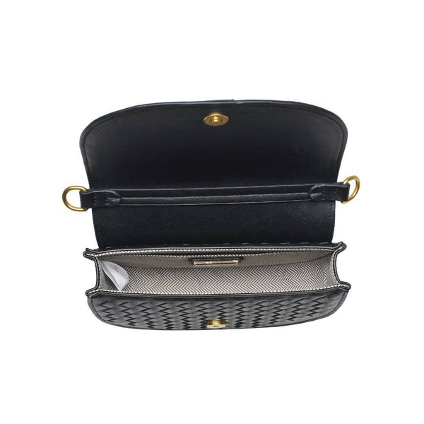 Alise Woven Crossbody: Oatmilk - Lulu Bella Boutique