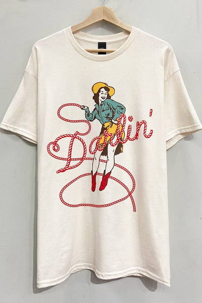 Darlin' Cowgirl Tee - Lulu Bella Boutique