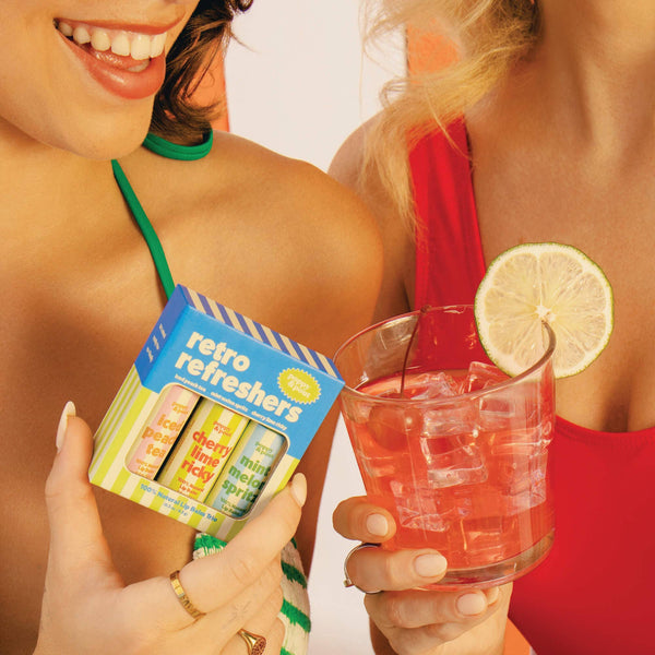 Retro Refreshers Lip Balm Trio Gift Set - Lulu Bella Boutique