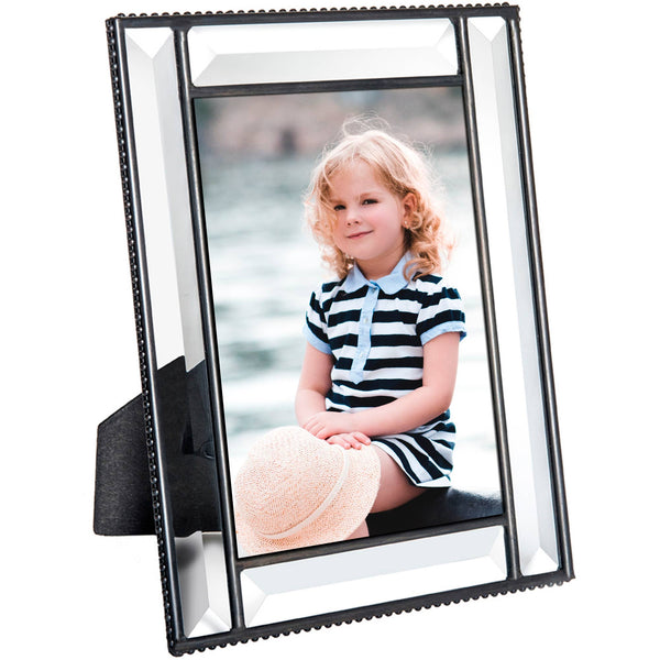 Crystal Glass Picture Frame 5x7 4x6 2.5x3.5 By J Devlin: 5x7