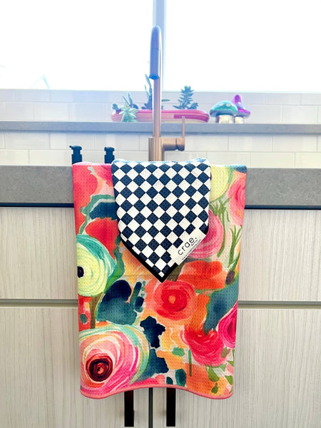 Fonnie/Pia: Double Sided-Hand Towel Washcloth Set - Lulu Bella Boutique