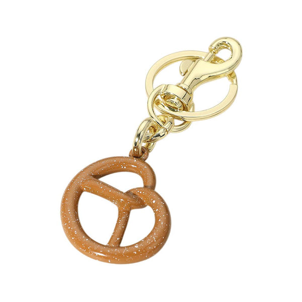 Pretzel Keychain / Bag Charm - Lulu Bella Boutique
