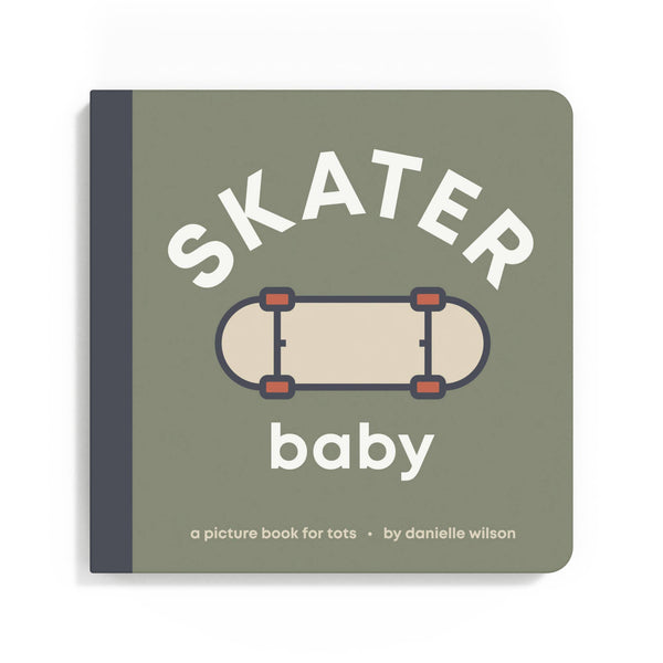 Skater Baby- Board Book - Lulu Bella Boutique